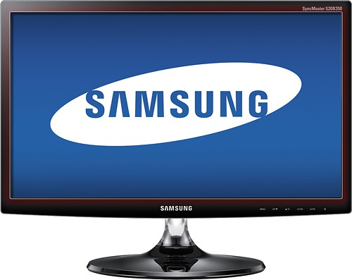  Samsung - 20&quot; Widescreen Flat-Panel LED HD Monitor - Transparent Red