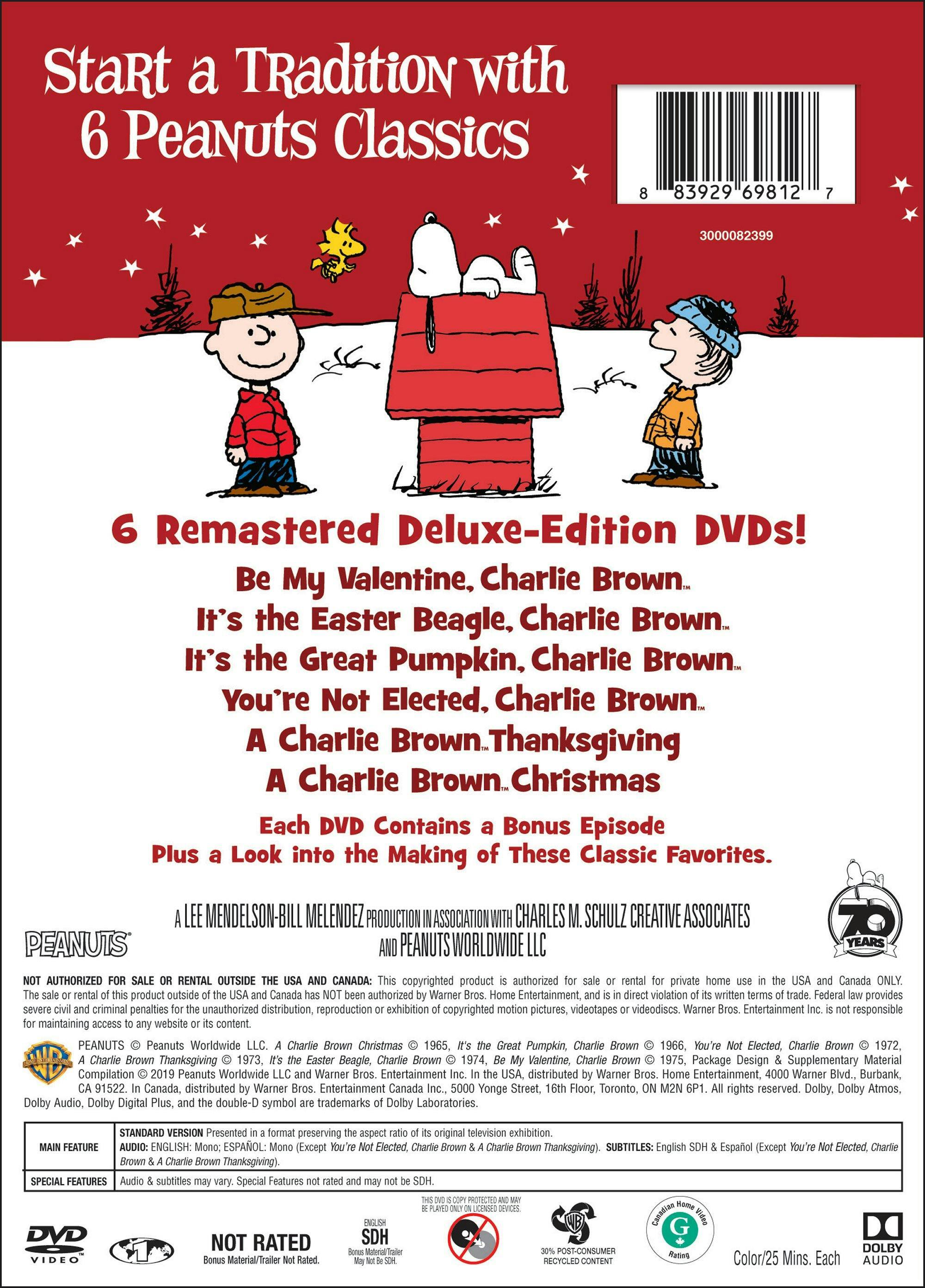 Angle. Peanuts: Deluxe Collection (Box Set) [DVD].