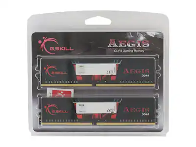 G.Skill F4-3200C16D-16GIS Aegis DDR4 16 GB PC 3200 CL16 KIT (2 x 8 GB) pas cher G.Skill F4-3200C16D-16GIS Aegis DDR4 16 GB PC 3200 CL16 KIT (2 x 8 GB) pas cher