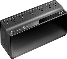 APC - Back-UPS 650VA Battery Back-Up System - Black - Front_Zoom