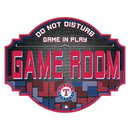 Fan Creations - Texas Rangers 12'' Game Room Tavern Sign - Multicolor