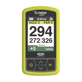 Izzo - Golf Swami 6000I GPS Rangefinder - Preloaded with 38,000 course (Yellow)