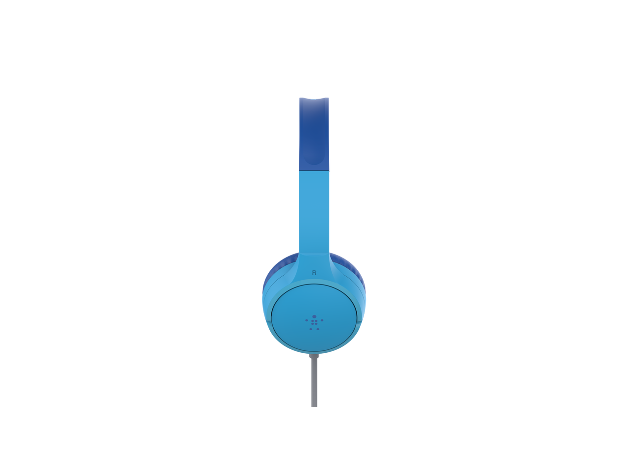 Alt View 2. Belkin - Belkin SoundForm Mini Blue Wired On-Ear Headphones for Kids AUD004BTBL.