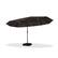 Alt View 9. PURPLE LEAF - 15 ft. Patio Market Umbrella with Solar LED and Base Double-Sided Outdoor Table Sun Umbrellas for Pool Deck Backyard - Gray.
