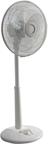 SPT - SF-1467 14 in. Oscillating Standing Fan - White was $79.99 now $47.99 (40.0% off)