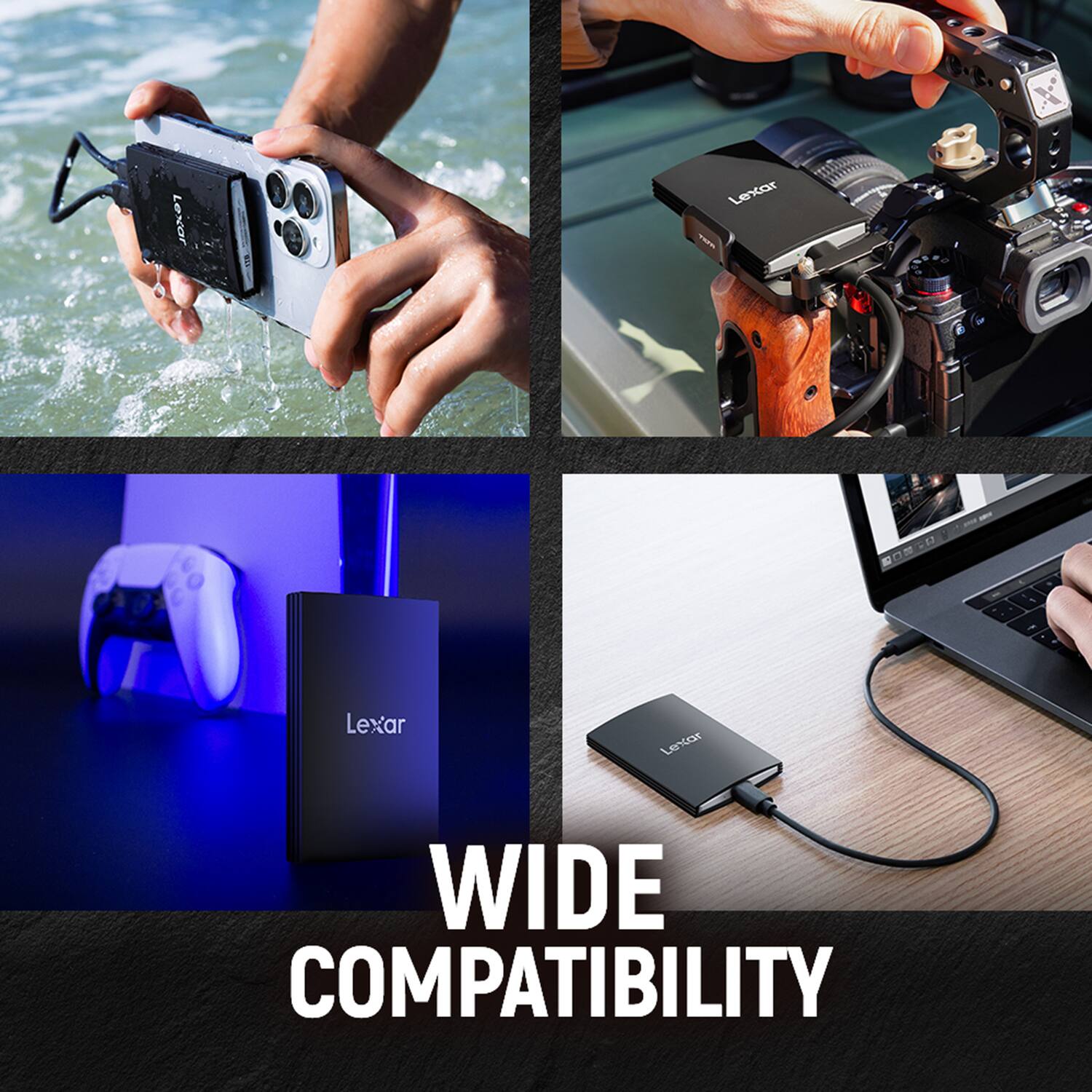 Lexar Lexar Lexar Lencor  
WIDE COMPATIBILITY