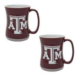 Indigo Falls - Texas A&M Aggies 16oz. Sculpted Barista Mug Two-Pack - White
