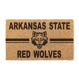 Jardine - Arkansas State Red Wolves 18" x 30" Team Logo Doormat - Brown