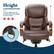 Height CUSTOMIZATION
Lift the right side tab to adjust the seat height to your needs.