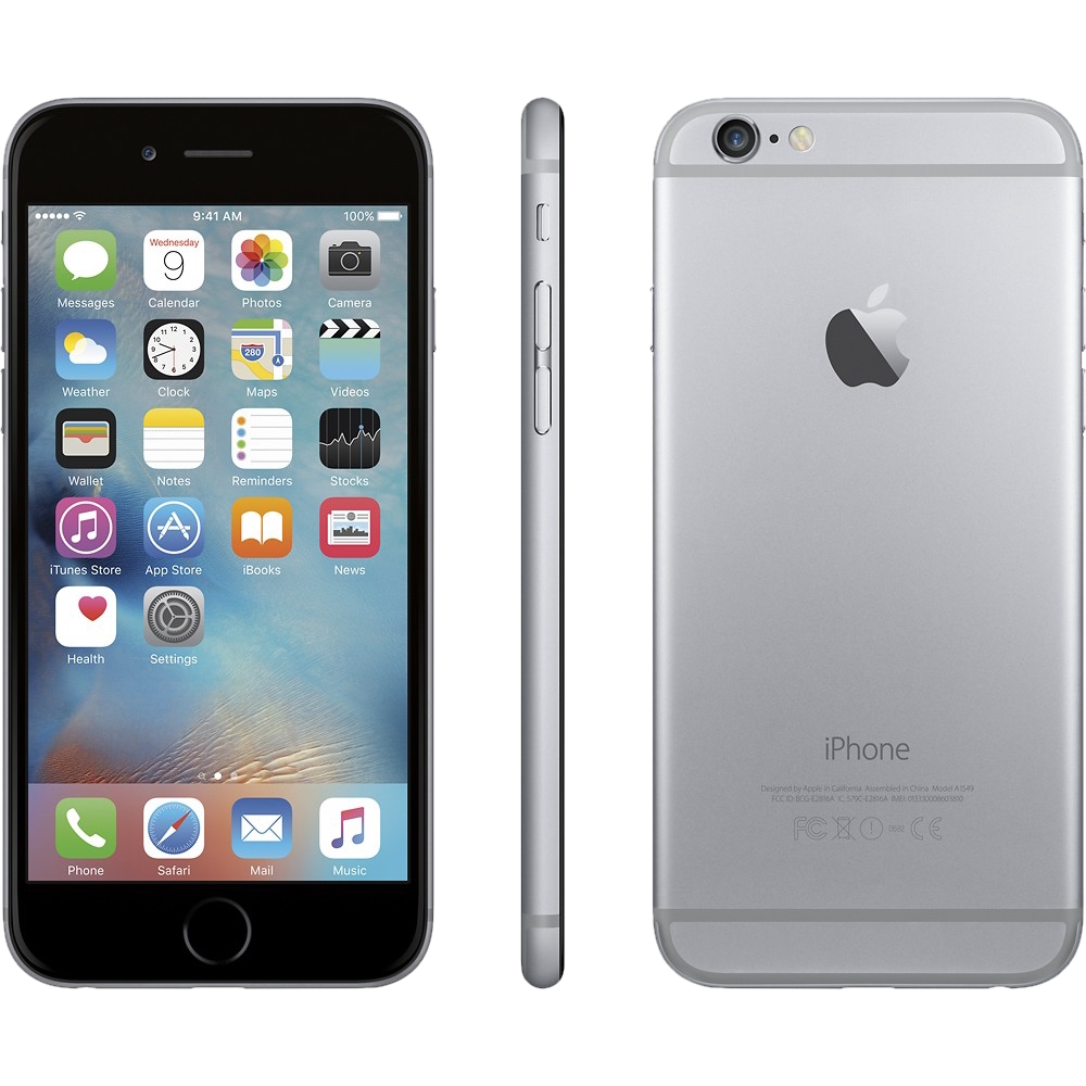 Best Buy Apple Pre Owned Excellent Iphone 6 16gb Cell Phone Unlocked Space Gray Iphone 6 16gb Gray Crb