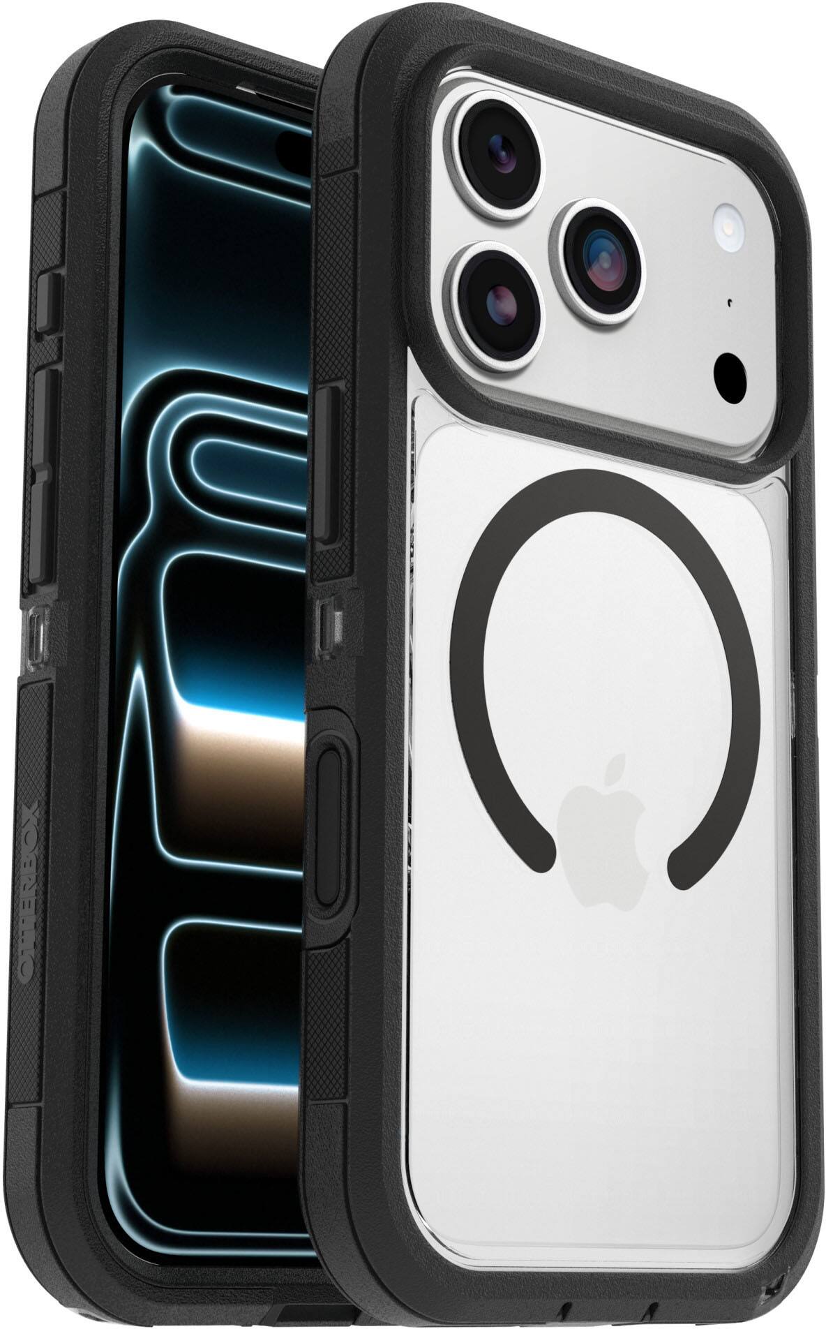 Back. OtterBox - Defender Series Pro XT Hard Shell for Apple iPhone 18 Pro and Apple iPhone 17 Pro - Dark Side.