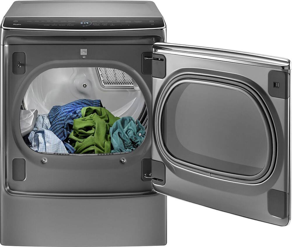 Best Buy Whirlpool 9.2 Cu. Ft. 13Cycle Gas Dryer with Steam Chrome