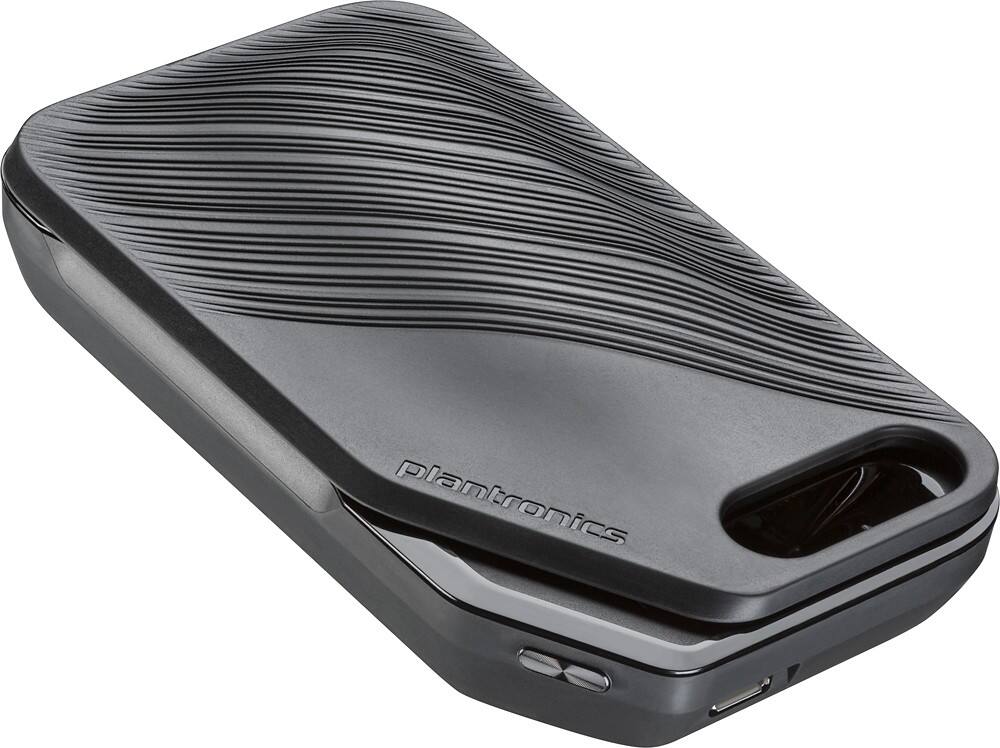 Angle. Plantronics - Charging and Carrying Case for Voyager 5200 Series - Black.