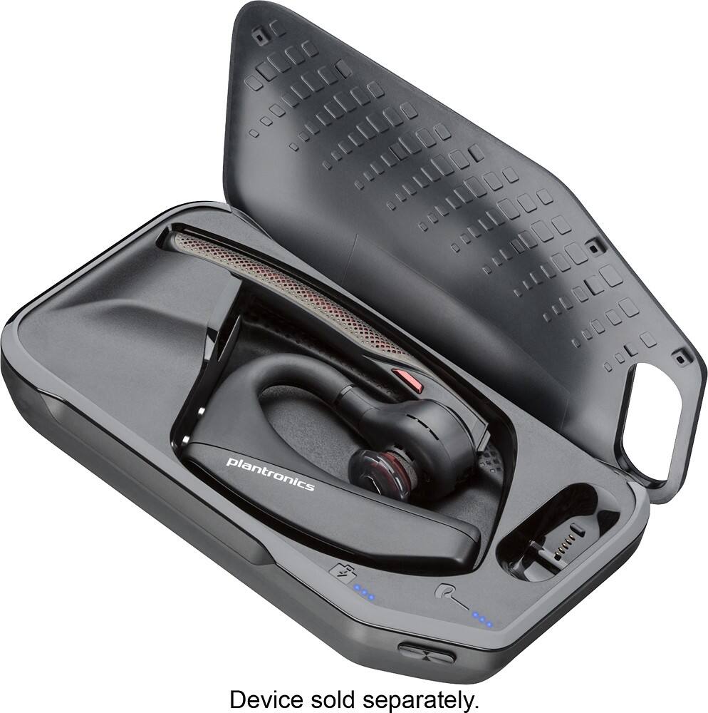 Alt View 12. Plantronics - Charging and Carrying Case for Voyager 5200 Series - Black.