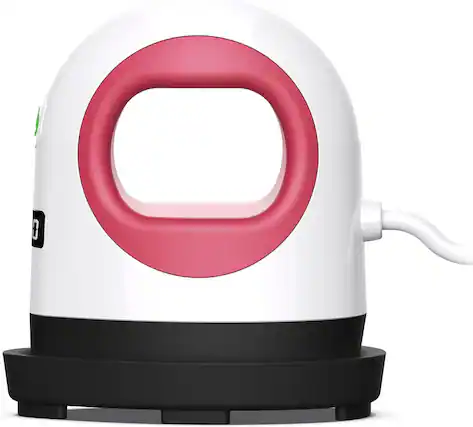 Front. FINEAK - Mini Heat Press Machine Portable Small Heat Transfer for Crafts T-Shirt Hats Shoes HTV Vinyl - Red.