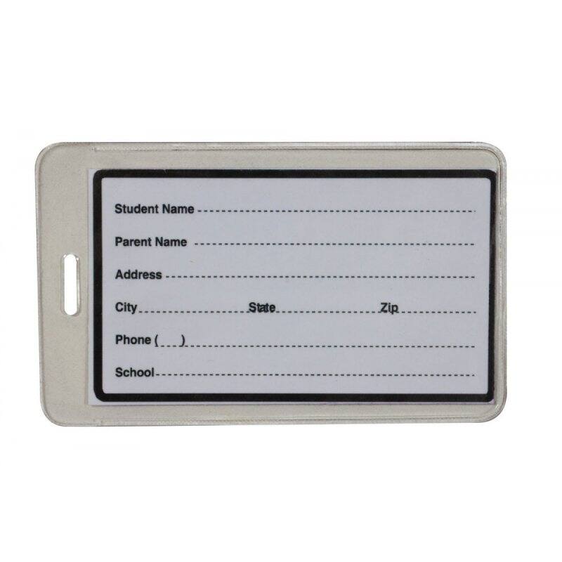 Student Name  
Parent Name  
Address  
City State Zip  
Phone ( )  
School