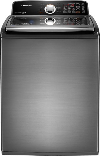  Samsung - 4.5 Cu. Ft. 11-Cycle High-Efficiency Top-Loading Washer - Stainless Platinum