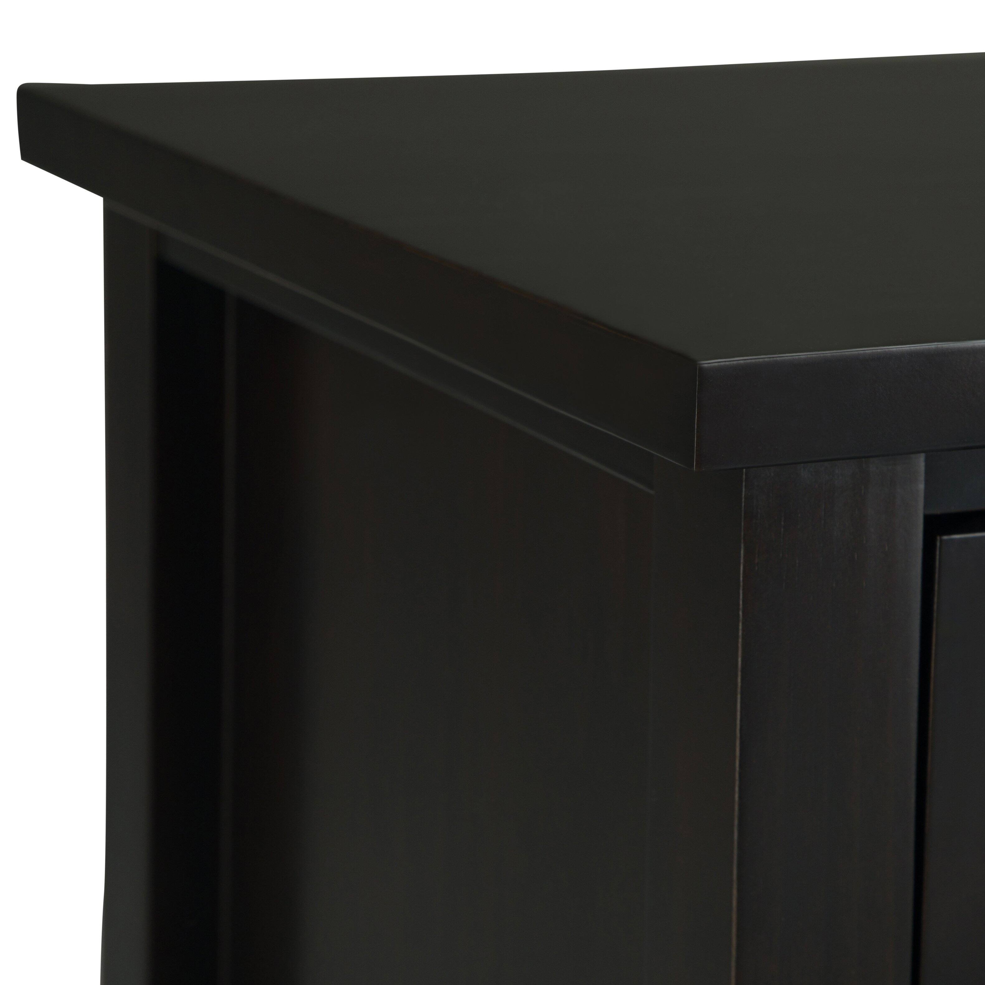 Alt View 13. Simpli Home - Warm shaker solid wood 24 inch wide transitional bedside nightstand table - Hickory Brown.