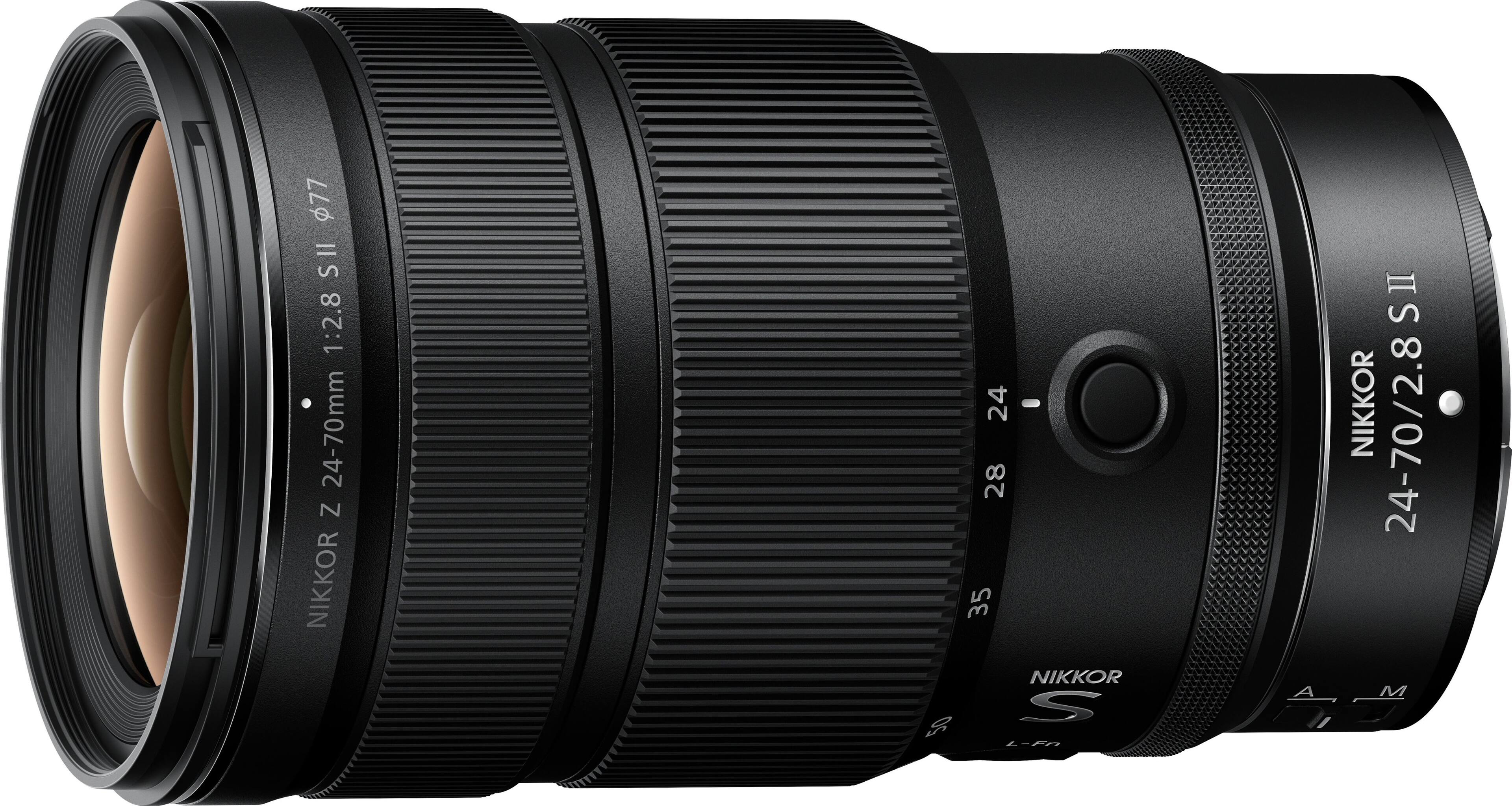 Nikon - NIKKOR Z 24-70mm f/2.8 S II Wide-angle Zoom Lens for Z Mount Mirrorless Cameras - Black