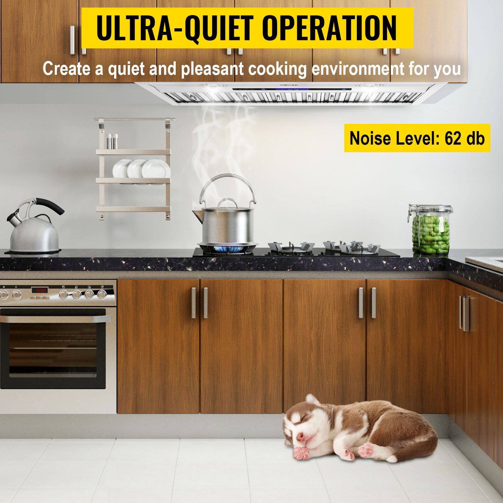 ULTRA-QUIET OPERATION  
Create a quiet and pleasant cooking environment for you  
Noise Level: 62 db