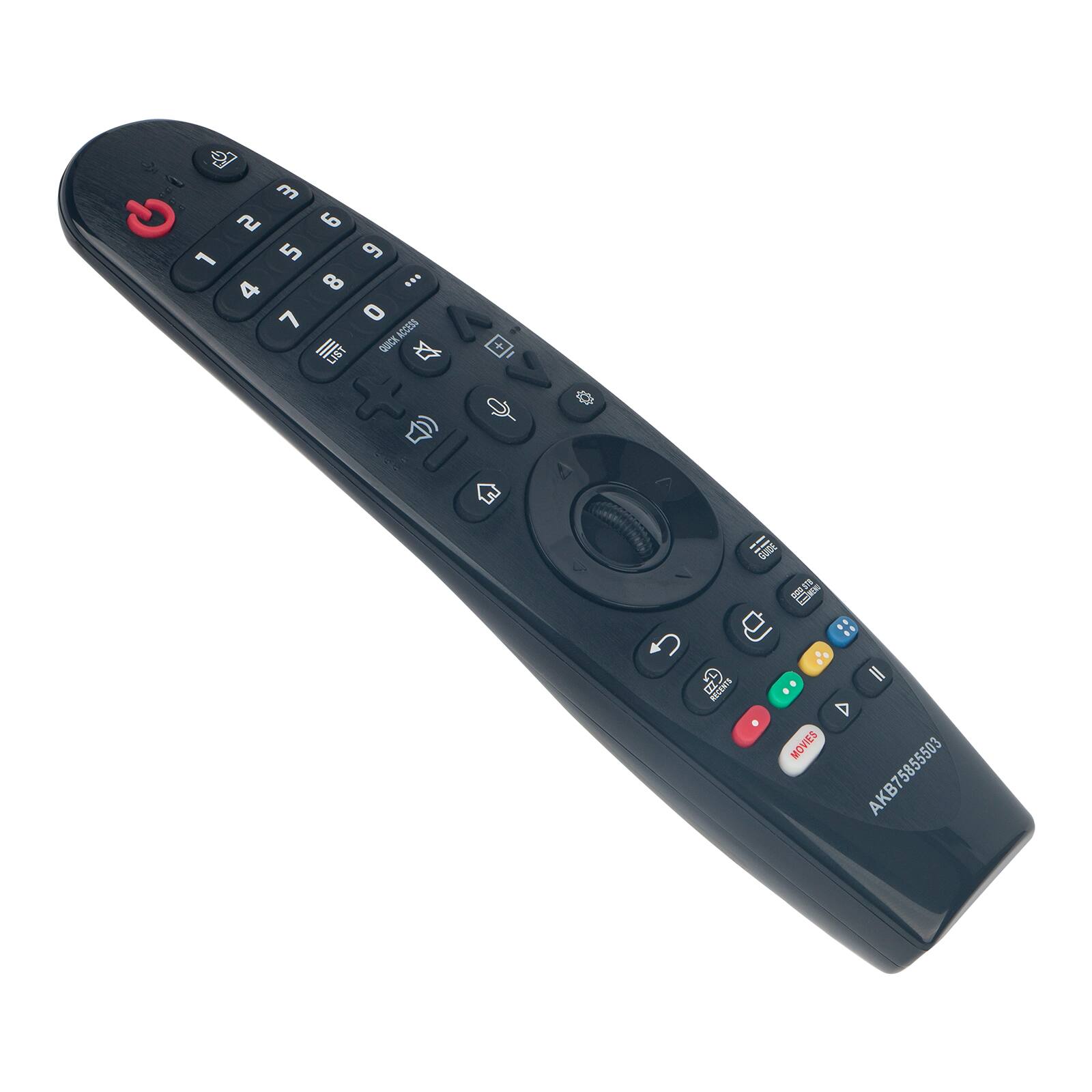 1 2 3 4 5 6 7 8 9 0  NOCKNA  DUCK + =- GUCE  EIE MOVIES AKB75855503 AKB