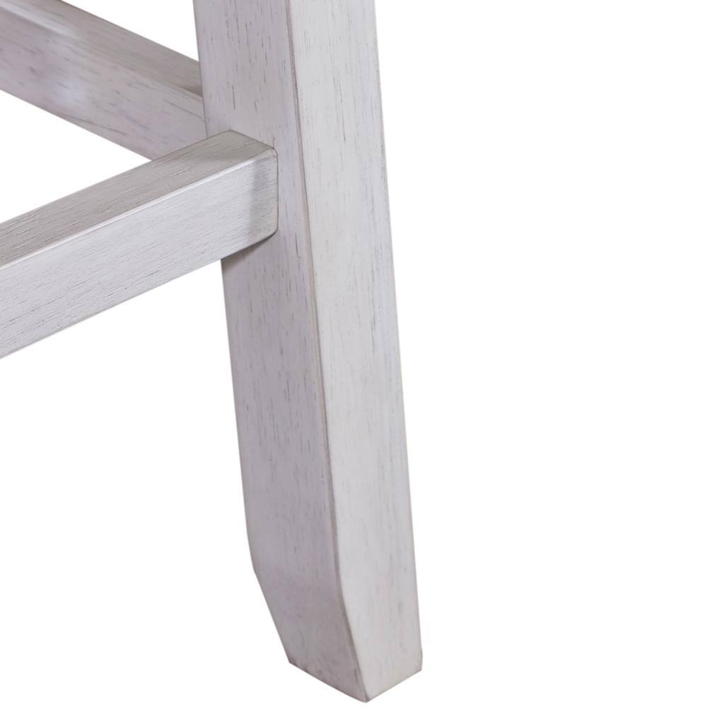 Alt View 3. Liberty Furniture Industries - Counter Height Swivel Chair (RTA) - Set of 2 Farmhouse White - White.
