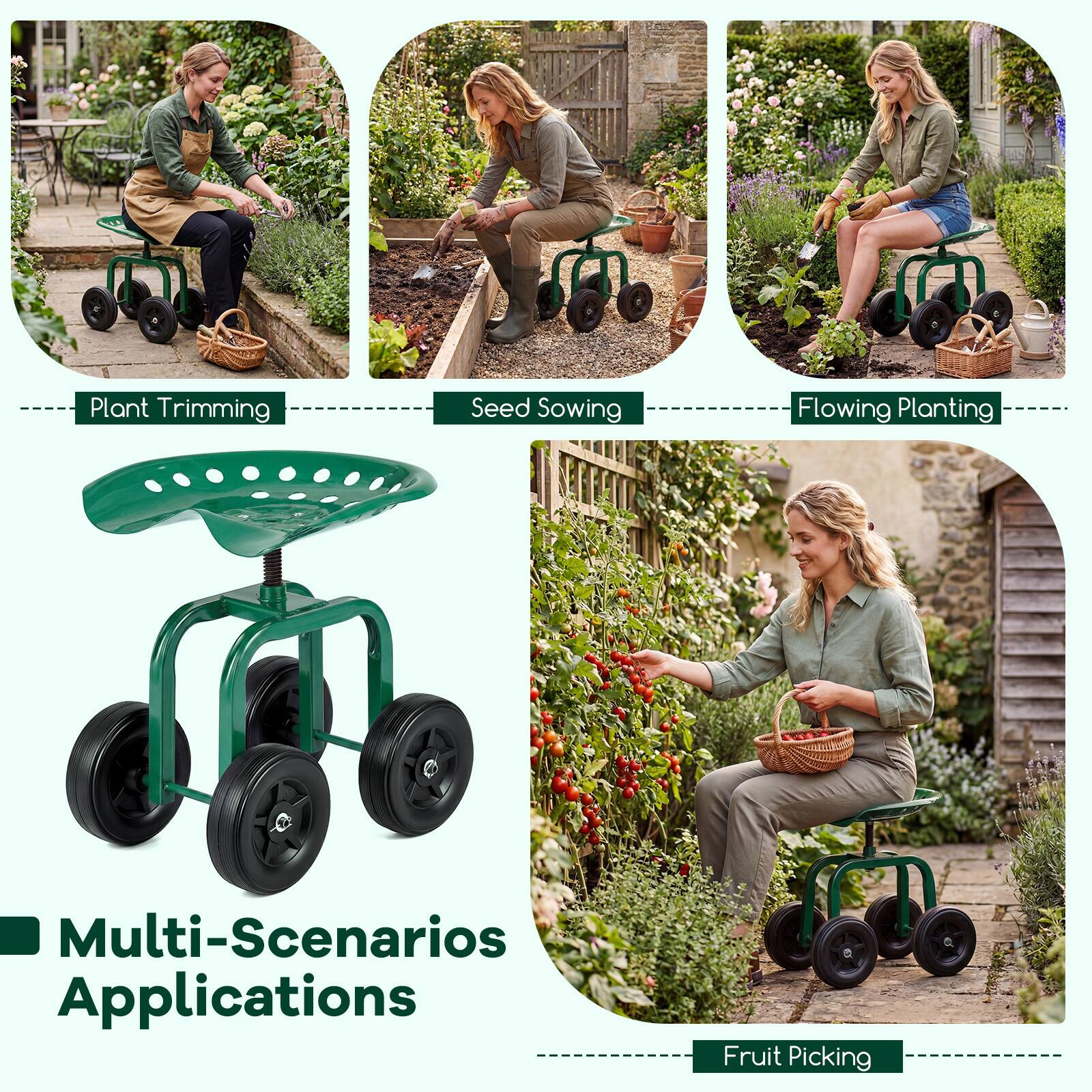 Plant Trimming  
Seed Sowing  
Flowering Planting  
Multi-Scenarios Applications  
Fruit Picking