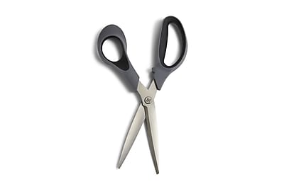 Alt View 3. TRU RED - 8" Titanium Coated Scissors, Straight Handle, 2/Pack - Gray.