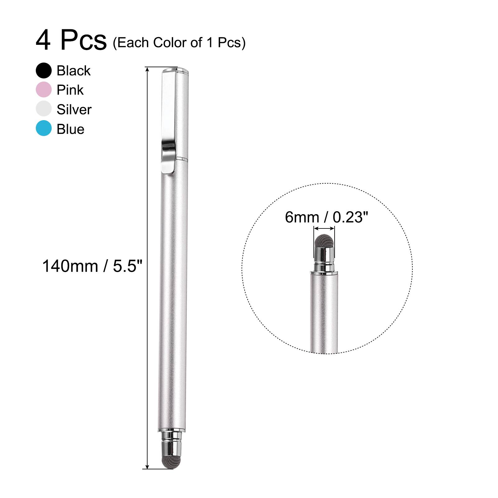 4 Pcs (Each Color of 1 Pcs)  
Black  
Pink  
Silver  
Blue  

6mm / 0.23"  
140mm / 5.5"