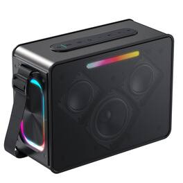 Dazzed Corner - Bluetooth Speaker with Deep Bass, 36H Playtime - Black