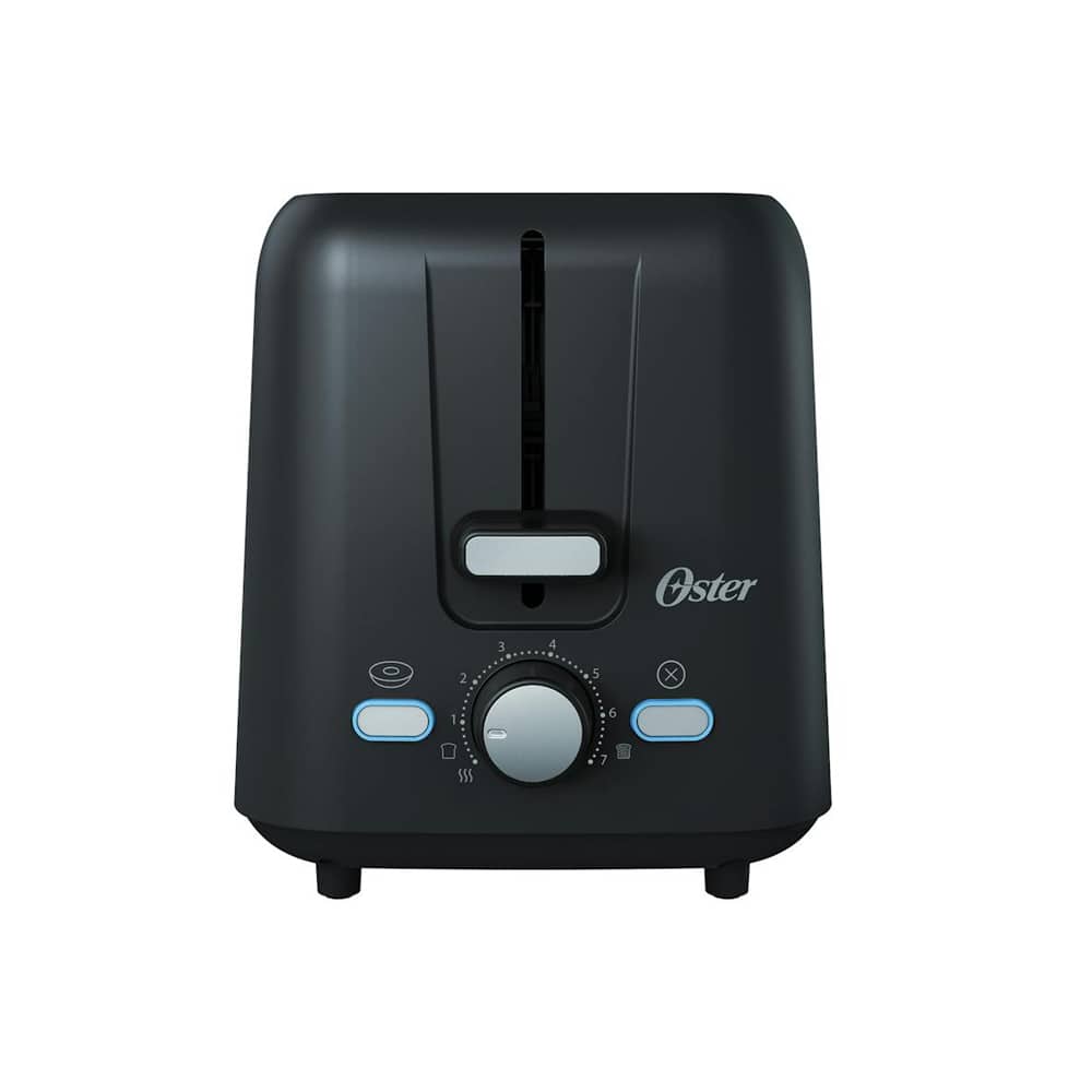 Oster - 2 Slice Toaster with Extra-Wide Slots - Black Stainless Steel