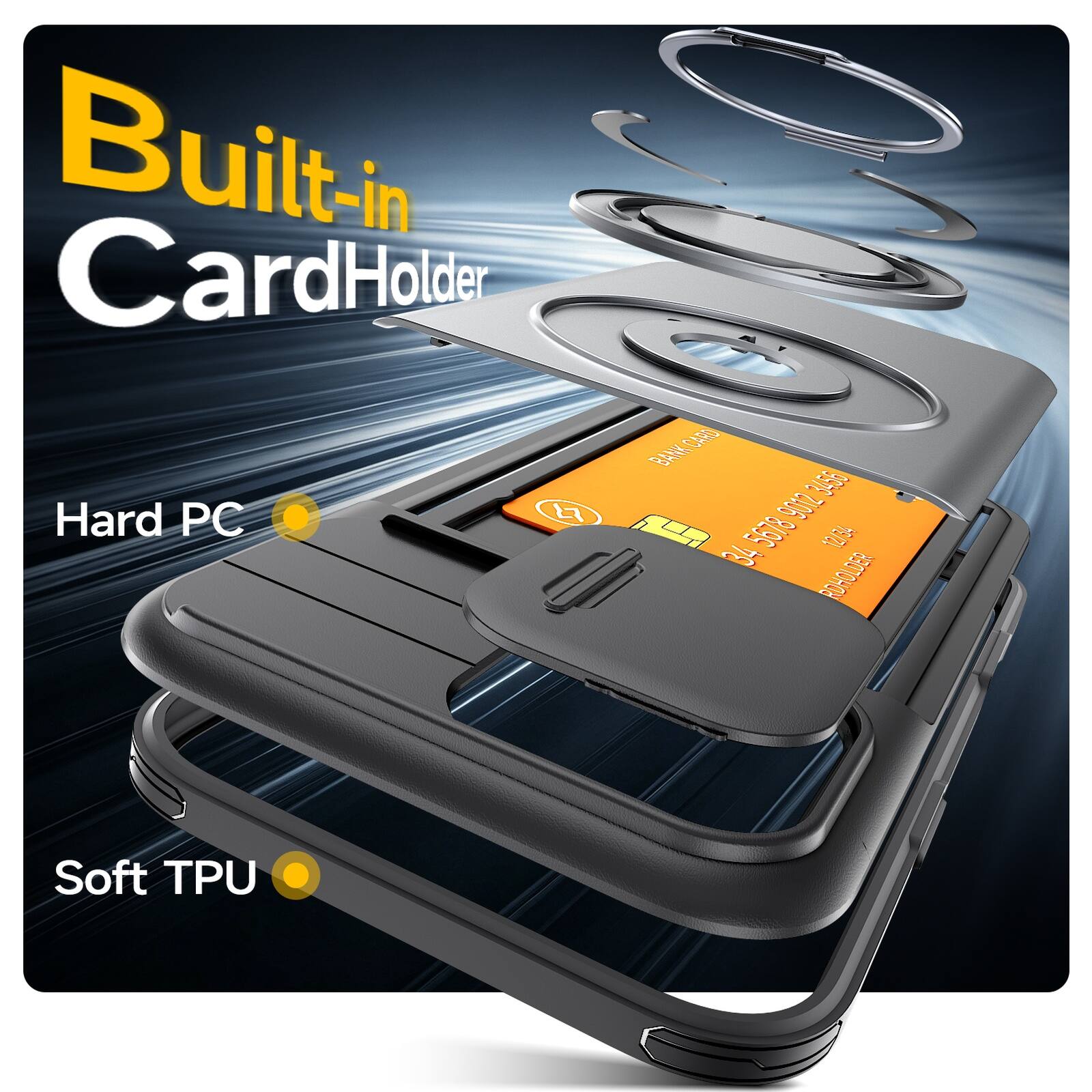 Built-in CardHolder  
BANK CARD 2.06  
Hard PC  
Soft TPU