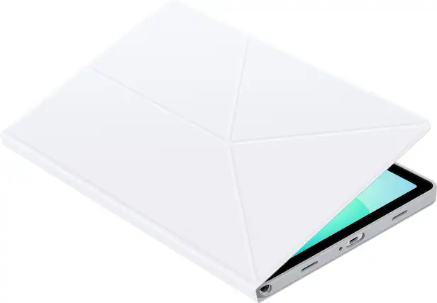 Front. Samsung - Galaxy Tab A11+ Book Cover - White.