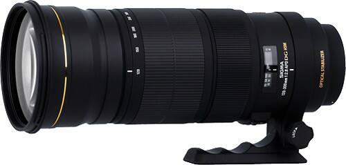 Angle Standard. Sigma - 120-300mm f/22-2.8 Zoom Lens for Nikon DSLR Cameras.