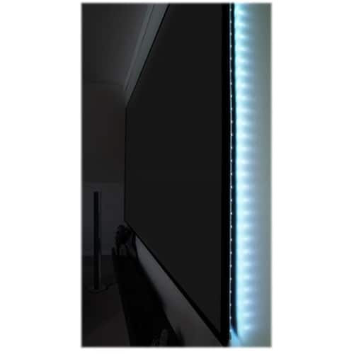 Alt View 12. Elite Screens - Aeon CineGrey 3D® Ceiling Ambient Light Rejecting EDGE FREE Fixed Frame Screen, 120" diag., 16:9, AR120DHD3 - Black.