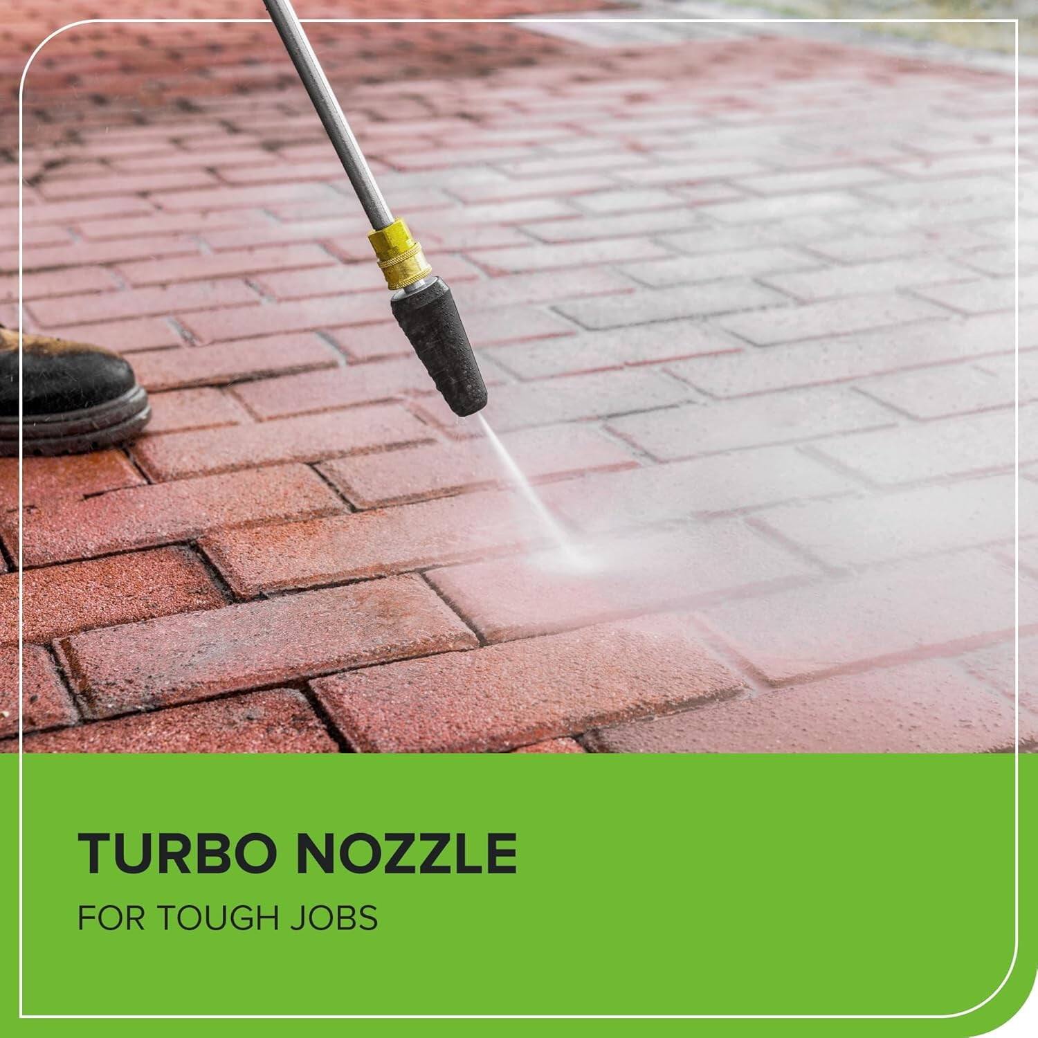 TURBO NOZZLE  
FOR TOUGH JOBS