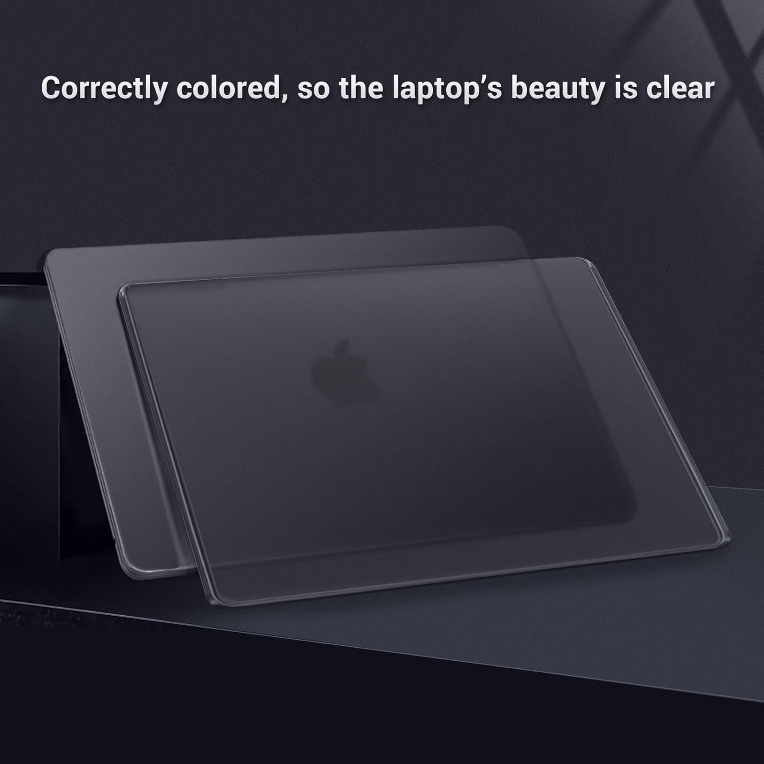 Correctly colored, so the laptop's beauty is clear