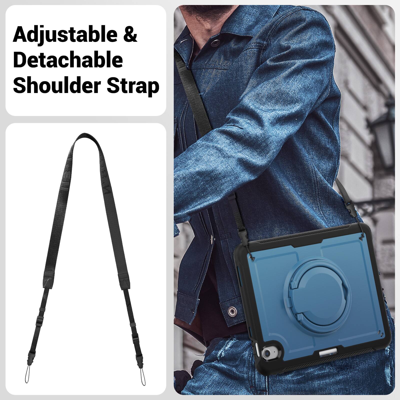 Adjustable & Detachable Shoulder Strap