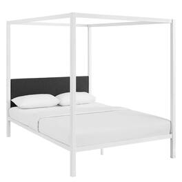 Modway - Raina Canopy Queen Bed Frame - Gray