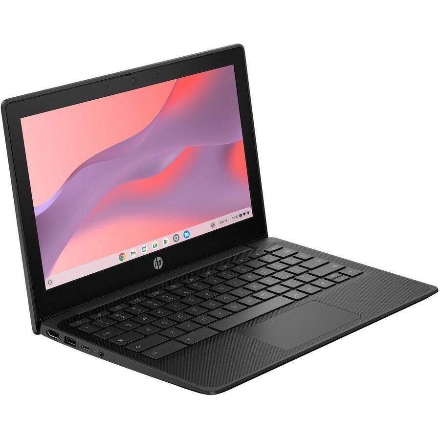 Alt View 2. HP - HP Fortis G1m 11.6" Rugged Chromebook - HD - 60 Hz - Octa-core (ARM Cortex A76 + Cortex A55) - 8 GB - 64 GB Flash Memory - Jet Black.