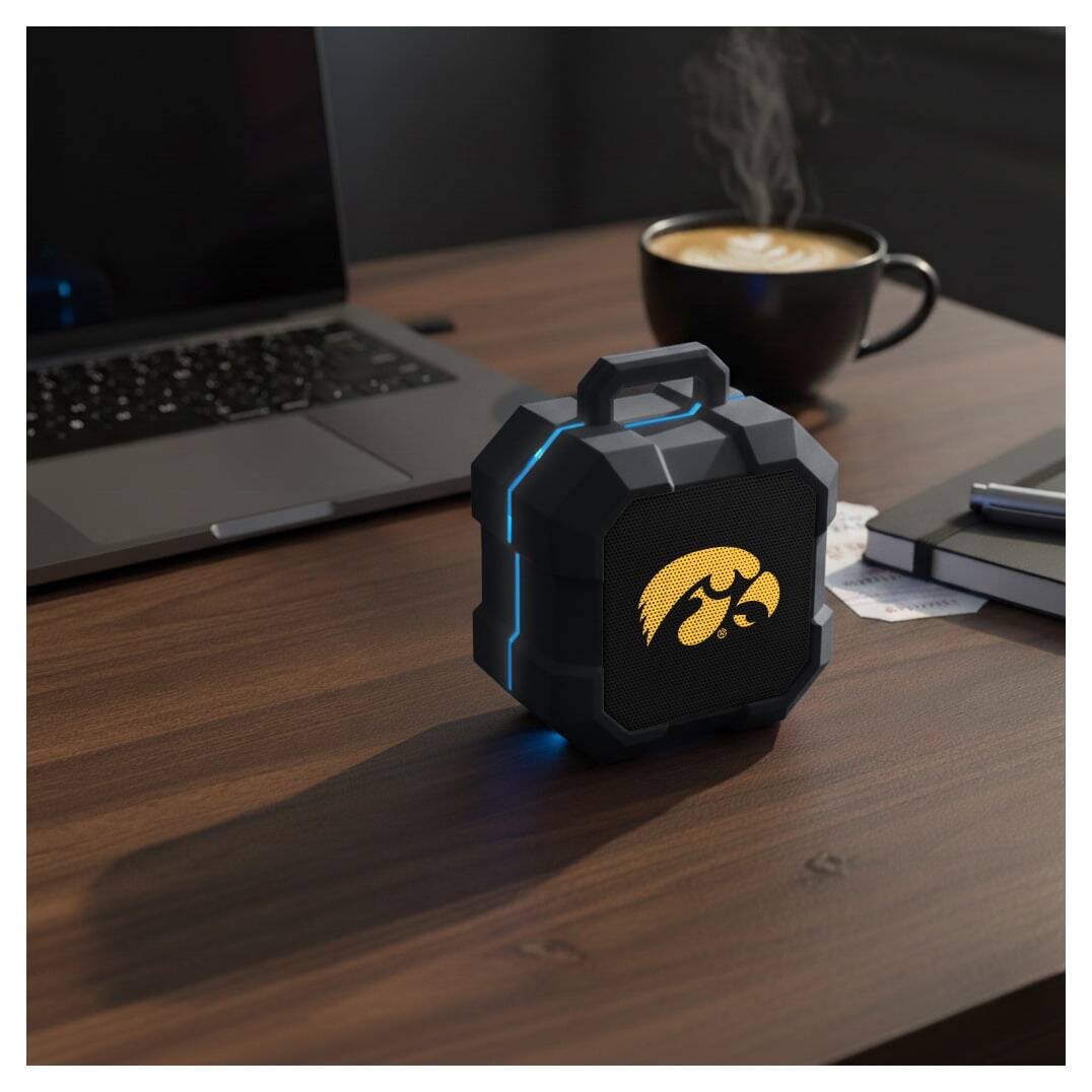 Alt View 1. LDM Company - Iowa Hawkeyes Bluetooth Tailgate Speaker - Multicolor.
