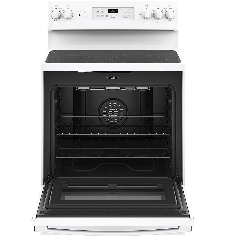 Best Buy GE 5.3 Cu. Ft. Freestanding Electric Convection Range with