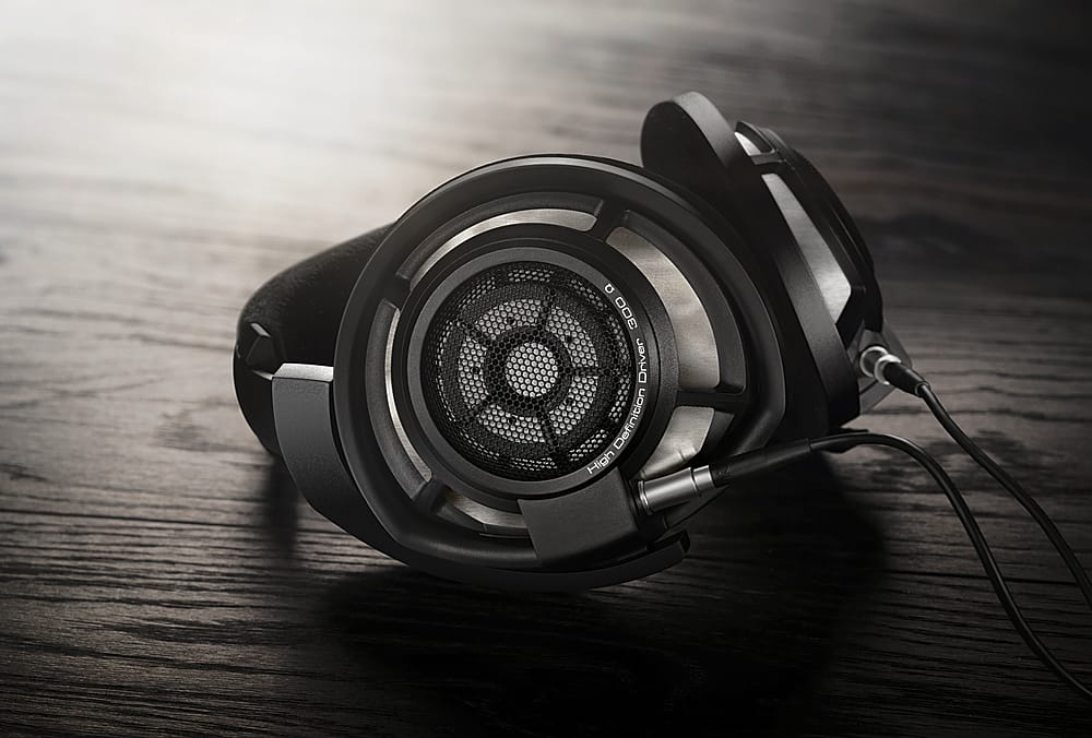 Alt View 13. Sennheiser - HD 800 S Over-the-Ear Audiophile Reference Headphones - Ring Radiator Drivers, Open-Back Earcups, with Balanced Cable - Black.
