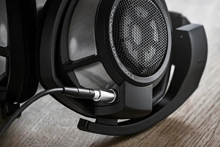 Alt View 15. Sennheiser - HD 800 S Over-the-Ear Audiophile Reference Headphones - Ring Radiator Drivers, Open-Back Earcups, with Balanced Cable - Black.