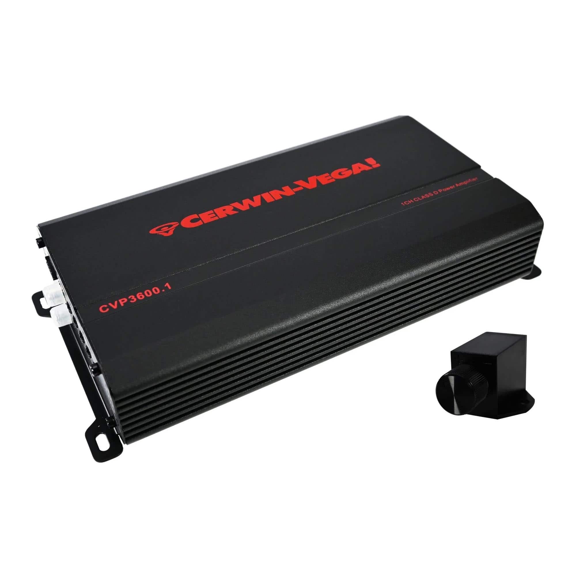 Cerwin Vega - CVP3600.1 Cvp Performance 3600W Max 1-Ch Small Chassis Amplifier 580W@4Ω Rms / 900W@2Ω Rms - Black/Gray