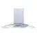 Front. Windster Hoods - 36" Convertible Range Hood - Stainless steel and glass.
