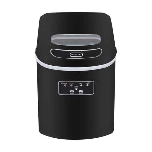 Rent to own Whynter Compact Portable Ice Maker 27 lbs Metallic Black