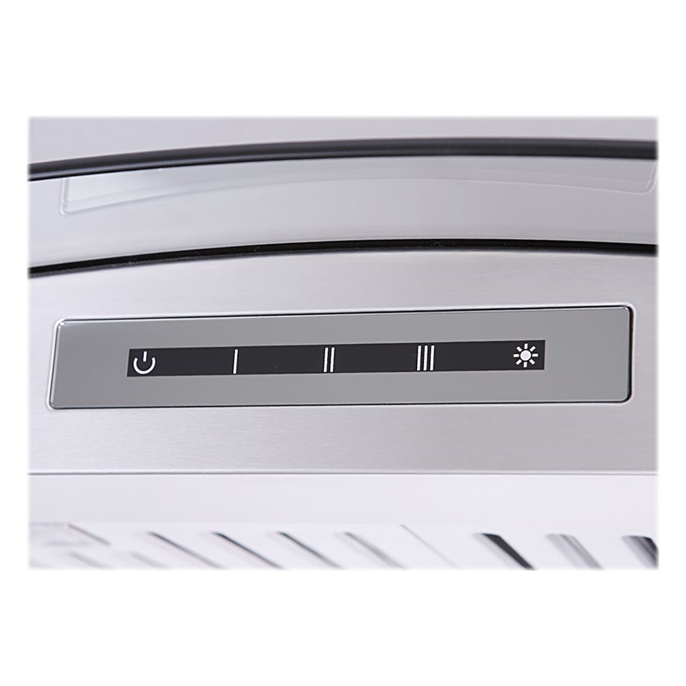 Alt View 11. Windster Hoods - 36" Convertible Range Hood - Stainless steel and glass.