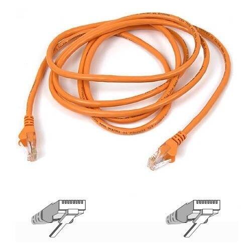 Front Standard. Belkin - FastCAT Cat5e Patch Cable - Orange.