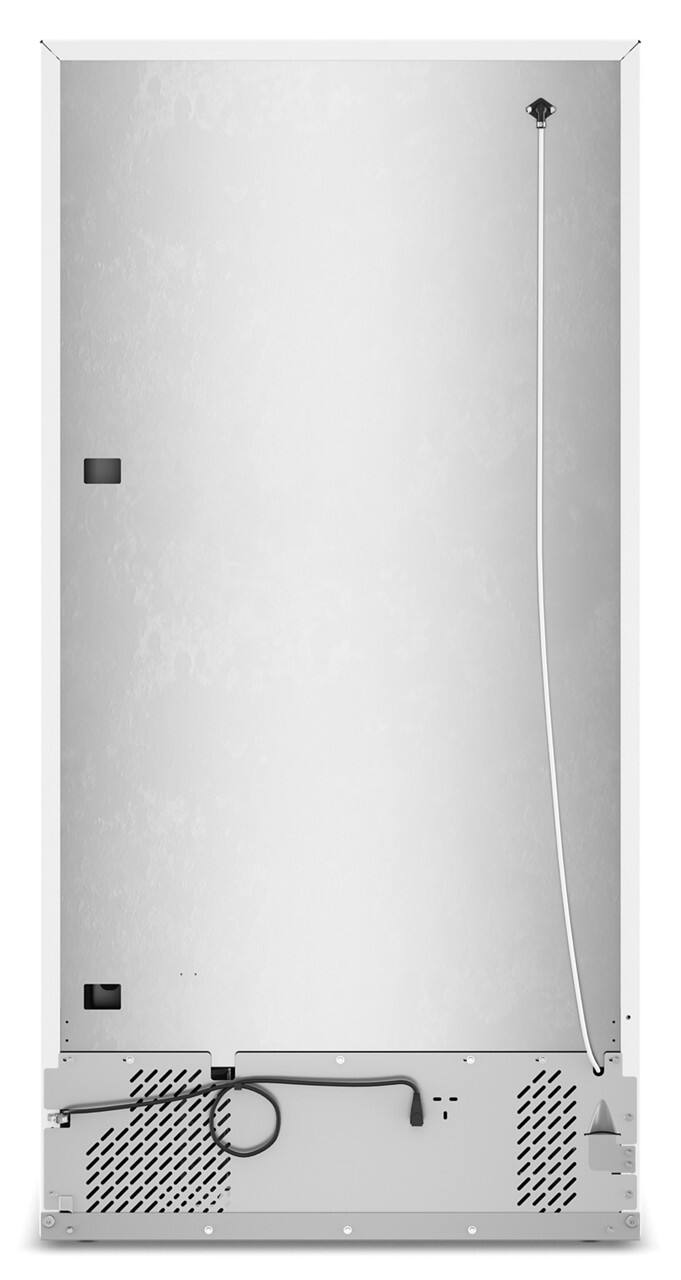 Back. Whirlpool - 21.3 Cu. Ft. Top-Freezer Refrigerator with Total Coverage Cooling - White.